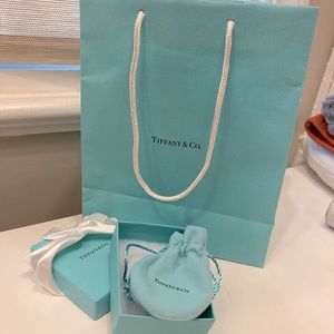 Tiffany & Co jewelry pouch, box, and bag